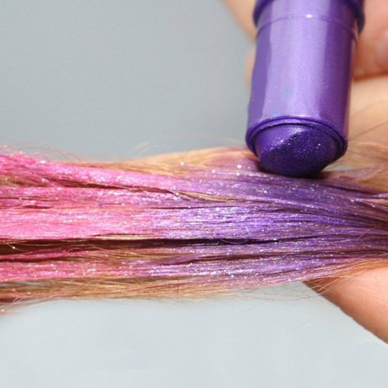 Scented Hair Chalk Rainbow Blendable Color Chalk Edge Hair Stix |Scented | New Twist Tube Technology No Mess | 80 Applications