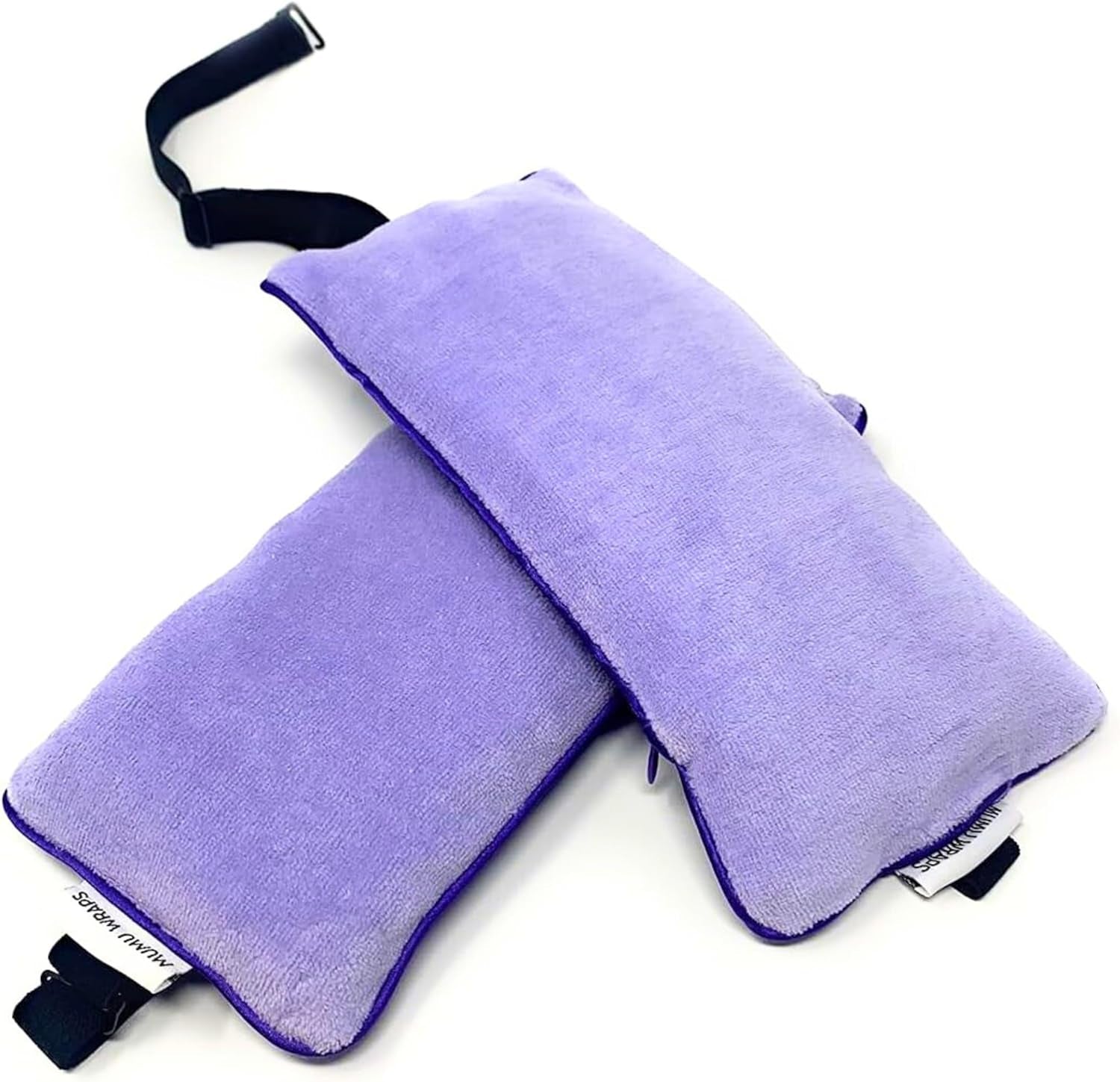 Mumu Wraps Lavender Aromatherapy Weighted Eye Pillow - Ideal for Sleeping, Yoga, and Meditation - Includes Extra Cover - Perfect Self-Care and Relaxation Gift for Women and Moms